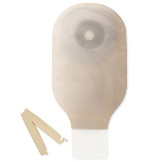 Buy Hollister Premier OnePiece Drainable Ostomy Pouch Flat Flextend Barrier, Clamp Closure