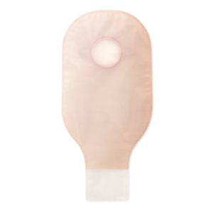 Hollister 18204 New Image Clamp Closure Drainable Pouch 9" Beige No Filter 70mm (2 3/4") Box/10 - Image 5