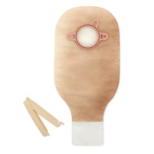 Hollister 18204 New Image Clamp Closure Drainable Pouch 9" Beige No Filter 70mm (2 3/4") Box/10 - Image 6