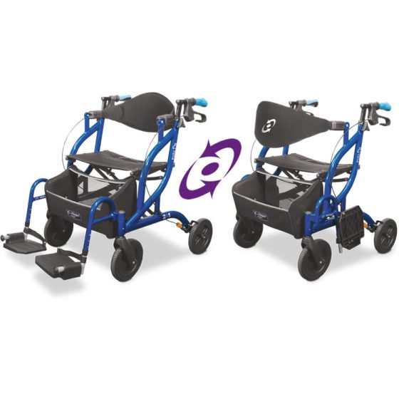 Buy Airgo Fusion F20 SideFolding Rollator & Transport Chair Mobility