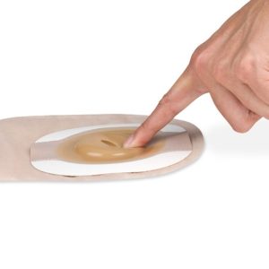 Hollister Premier One-Piece Drainable Ostomy Pouch - Soft Convex Flextend Barrier, Viewing Option, Lock 'n Roll Closure, Tape, Filter - Image 3
