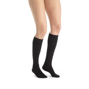 JOBST 15-20mmHg UltraSheer: Women's Knee High Closed Toe Petite Black