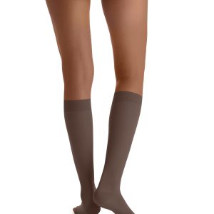 JOBST 15-20mmHg UltraSheer: Women's Knee High Closed Toe Regular Espresso