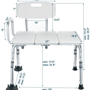 Transfer Bath Bench with Curtain Control - Image 4