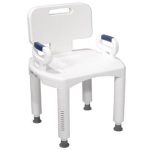 Premium Series Bath Bench with Back