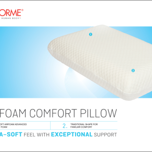 Obusforme Airfoam Comfort Memory Foam Pillow - Image 3
