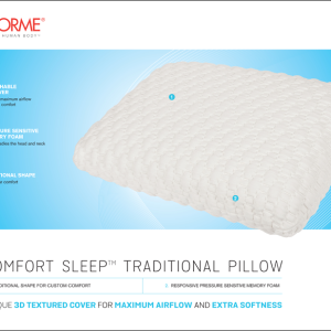 Obusforme Comfort Sleep Traditional Pillow - Image 3
