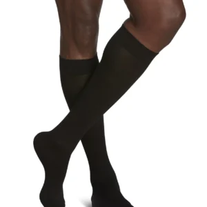 Sigvaris 15-20mmHg OTC: Sea Island Cotton Compression Socks Men Colour Black