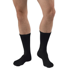 JOBST Sensifoot Diabetic Socks Crew Black