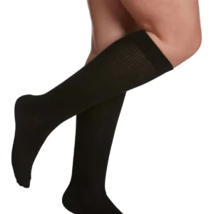 Sigvaris 15-20mmHg OTC: Casual Cotton Compression Socks for Women Colour Black