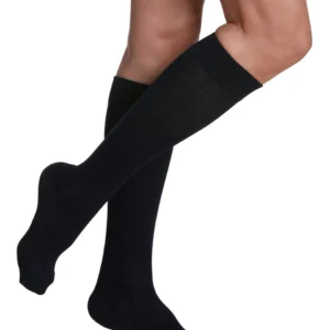 Sigvaris 15-20mmHg OTC: Casual Cotton Compression Socks for Women Colour Navy - Image 1