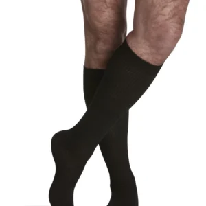 Sigvaris 15-20mmHg OTC: Casual Cotton Compression Socks for Men Colour Black