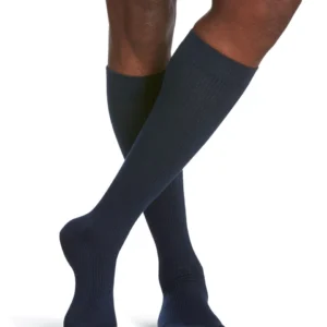 Sigvaris 15-20mmHg OTC: Casual Cotton Compression Socks for Men Colour Navy