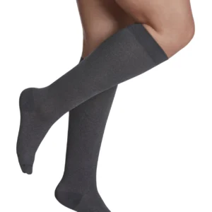 Sigvaris 15-20mmHg OTC: Microfiber Shades Compression Socks for Women Graphite Heather