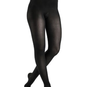 Sigvaris Soft Opaque: 20-30mmHg Women's Pantyhose Closed Toe Colour Black