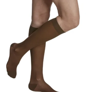 Sigvaris Sheer: 20-30mmHg Women's Knee High, Closed Toe Colour Mocha