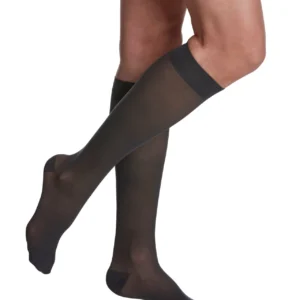 Sigvaris Sheer: 20-30mmHg Women's Knee High, Closed Toe Colour Nightshade