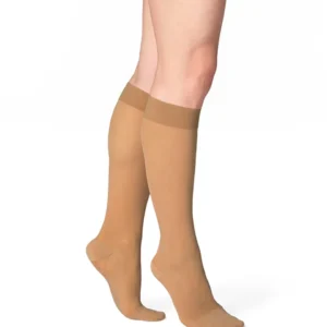 Sigvaris Sheer: 20-30mmHg Women's Knee High, Closed Toe Colour Toasted Almond