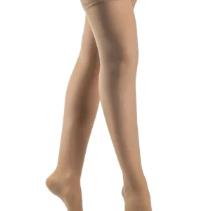 Sigvaris Sheer: 20-30mmHg Women's Thigh High Closed Toe Colour Golden