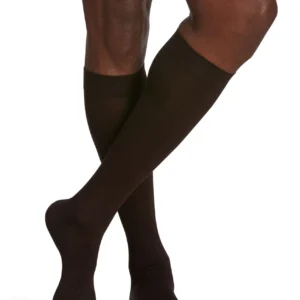 Sigvaris 15-20mmHg OTC: Sea Island Cotton Compression Socks Men Colour Brown