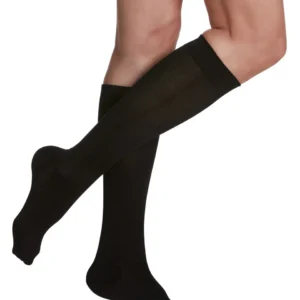 Sigvaris 15-20mmHg OTC: Sea Island Cotton Compression Socks Women Colour Black