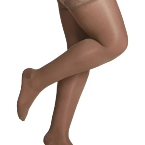 Sigvaris 15-20mmHg OTC: Sheer Compression for Women Thigh High Colour Cafe