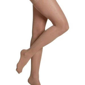 Sigvaris 15-20mmHg OTC: Sheer Compression for Women Thigh High Colour Honey