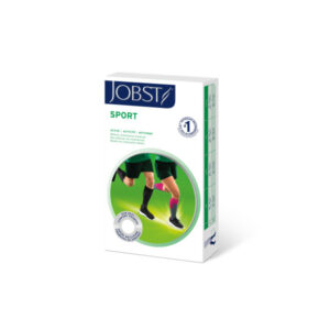 JOBST Sport Compression Socks 15-20mmHg Knee High, Closed Toe, Royal Blue/Grey, Small - Image 2