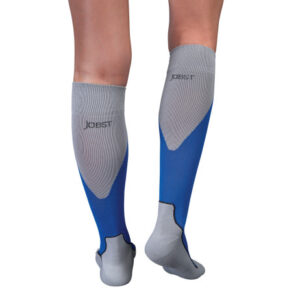 JOBST Sport Compression Socks 15-20mmHg Knee High, Closed Toe, Royal Blue/Grey, Small - Image 4