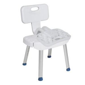 Shower Chair with Folding Back - Image 3